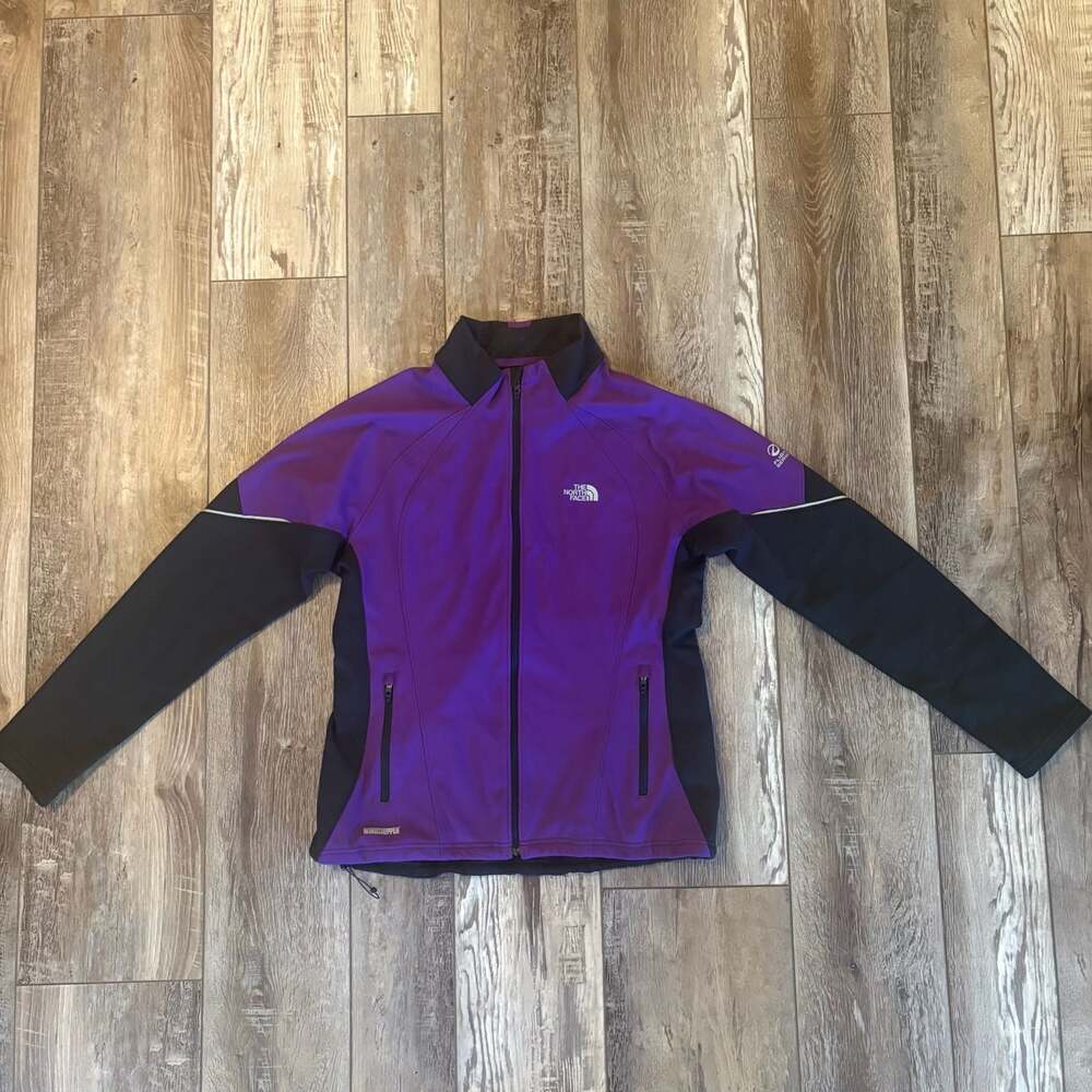 The North Face Windstopper Hybrid Full-Zip Jacket Women’s L Purple and Black